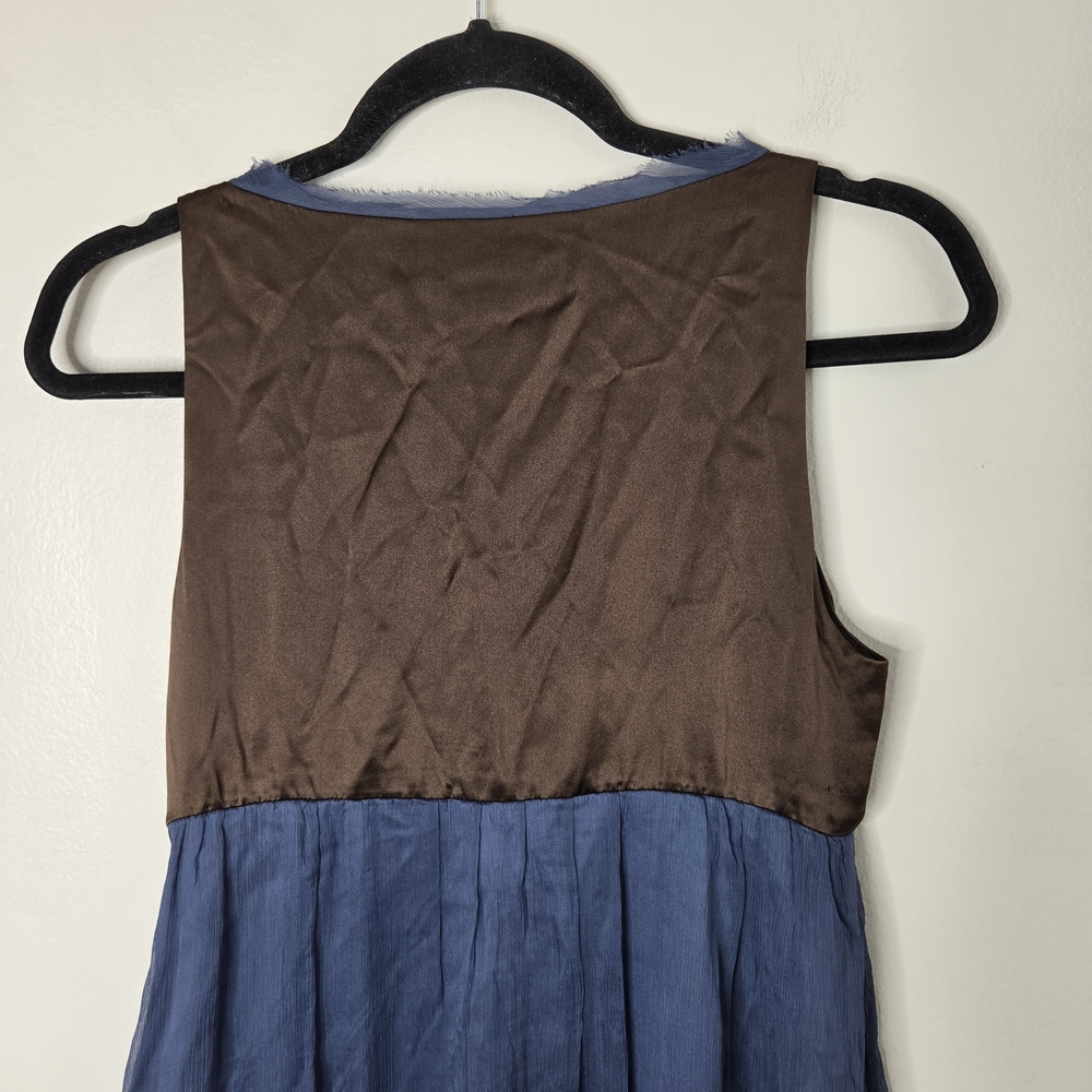 Wyeth By Todd Magill Spring/Summer Silk Midi Dress - Picture 8 of 10